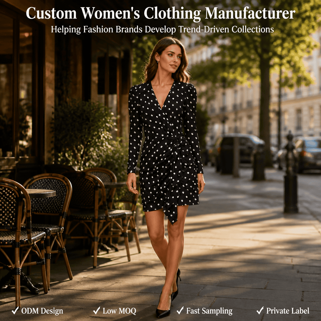Polka Dot Wrap Dress