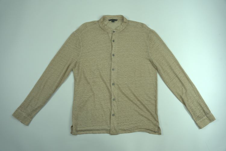 Solid Color Shirt Long Sleeved