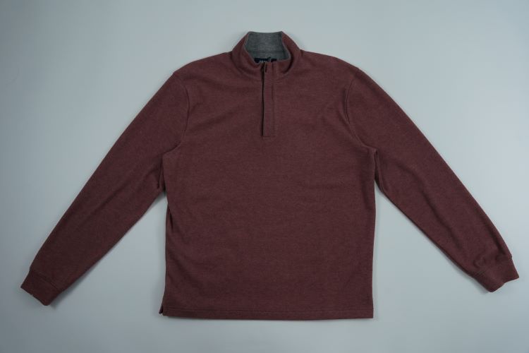 Solid Color Zipper Long Sleeved Sweatshirt