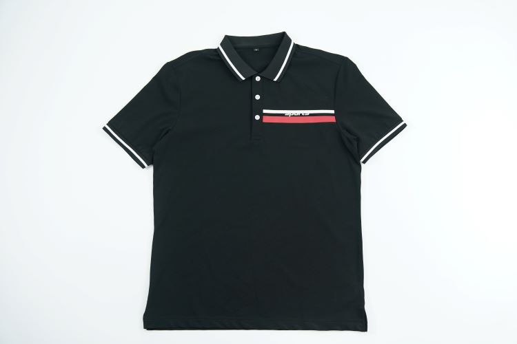 Striped Patchwork Short Sleeved Shirt
