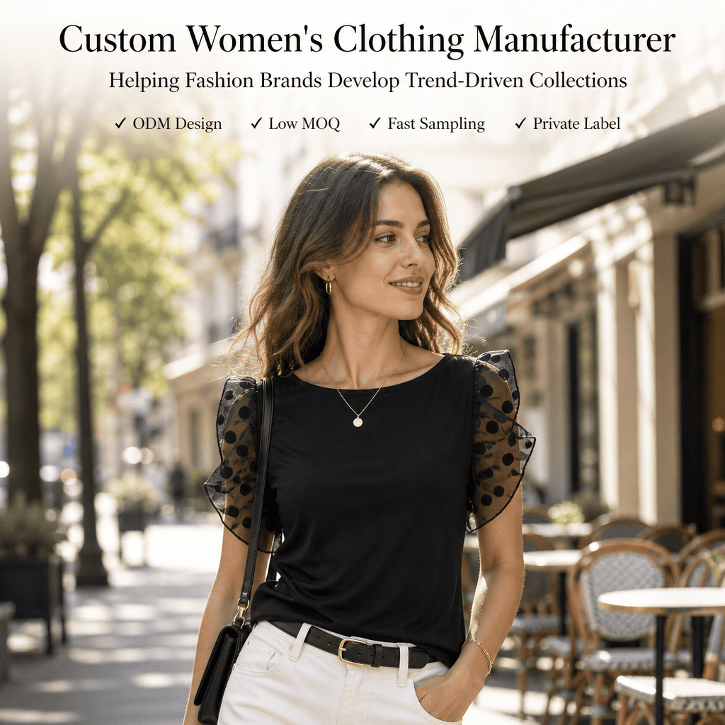 women mesh sleeve top
