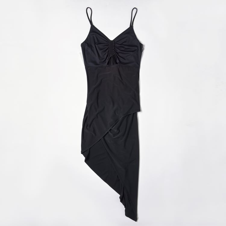 Women's Camisole Slanted Hem Irregular Dress