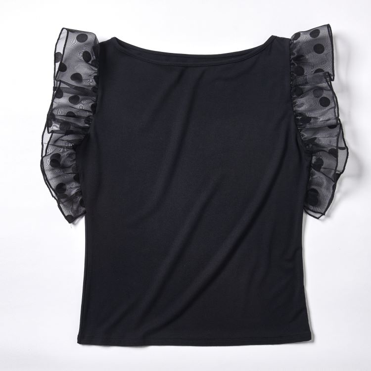 Women's Lace Small Fly Sleeve Top