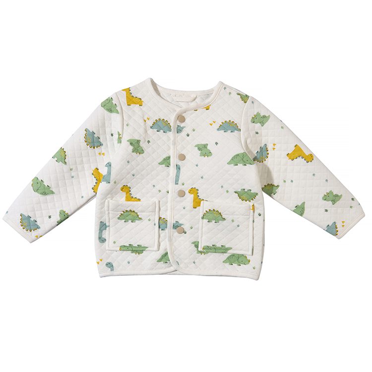 Cartoon Printed Air Layer Baby Jacket