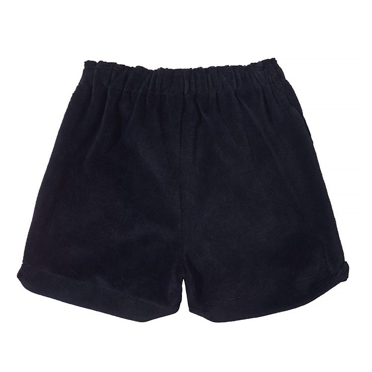 Solid Color Corduroy Kids Shorts