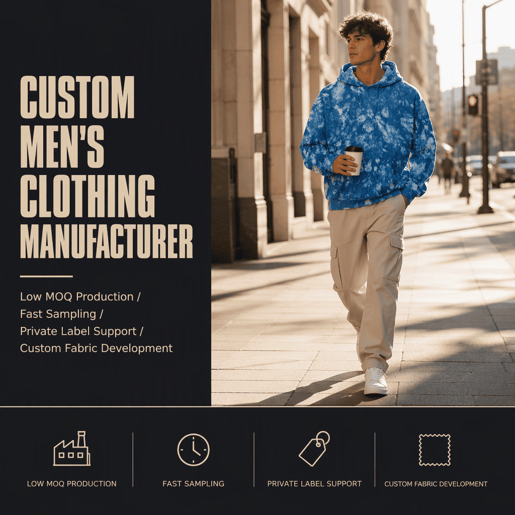 men plant dyed hoodie