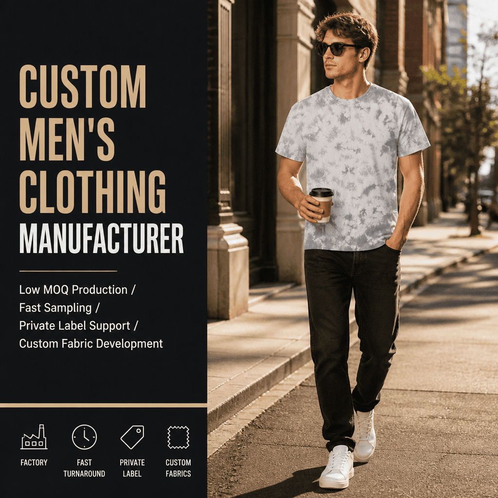men plant dyed t shirt