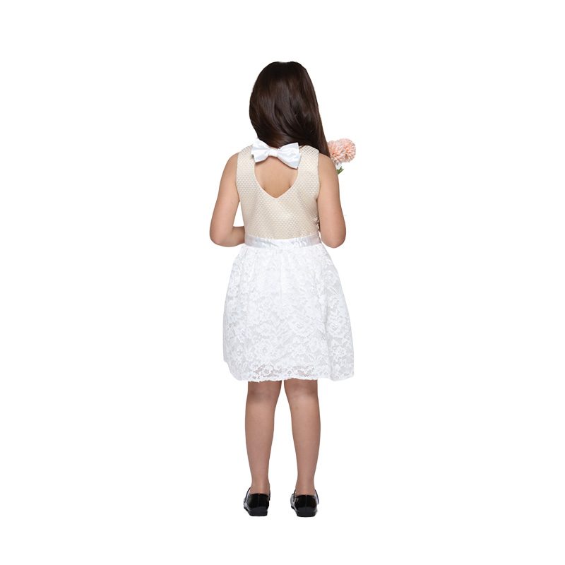 Kids Girls Sleeveless Lace Dress | Shelminclothing