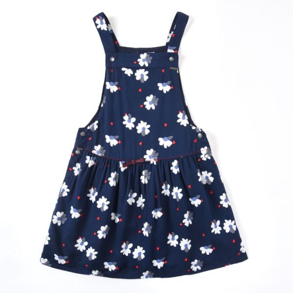Lace up Printed Girls' Dress