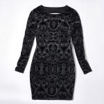 Ladies' Backless Slim Fit Waist Hugging Long Sleeved Dress