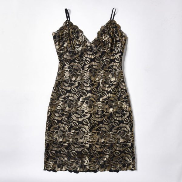Ladies' Lacquer Leather Bag Hip Slimming Strap Dress