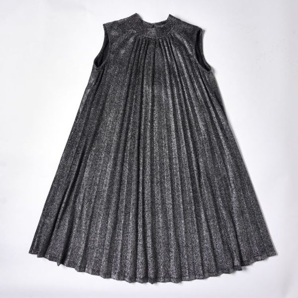 Ladies' Pleated a Line Dress Sleeveless Dress