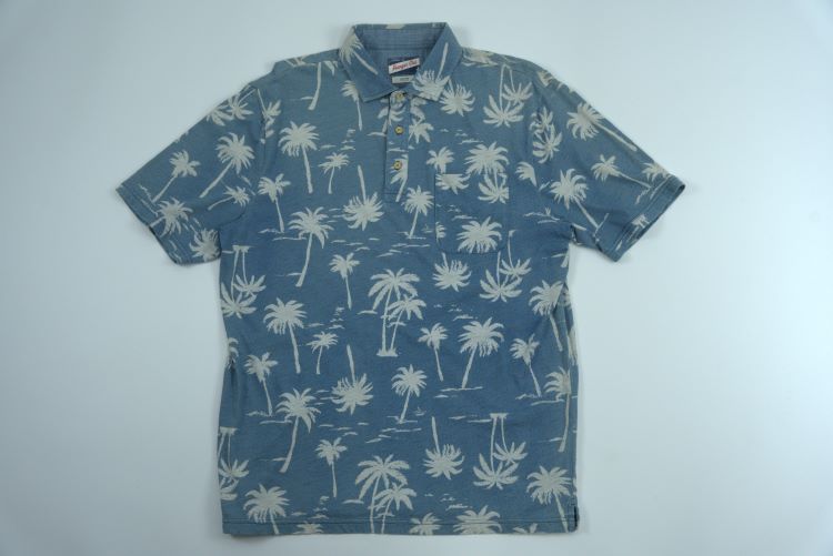Printed Short Sleeved Shirt Front View