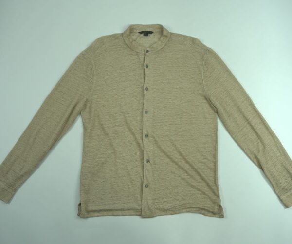 Solid Color Shirt Long Sleeved
