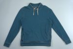 Solid Color Zipper Long Sleeved Sweatshirt