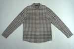 Striped Checkered Shirt Jacket