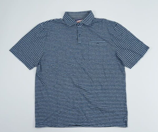 Striped Patchwork Short Sleeved Shirt