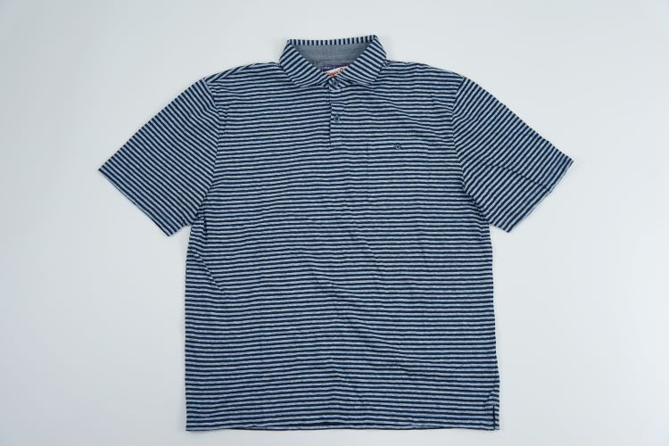 Striped Patchwork Short Sleeved Shirt