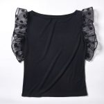 Women's Lace Small Fly Sleeve Top