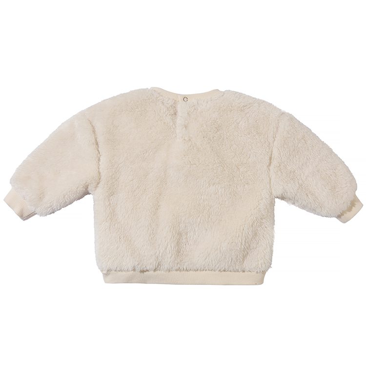 children's round neck frosted hoodie