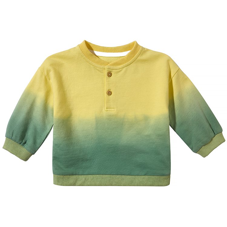 Baby Round Neck Gradient Hoodie