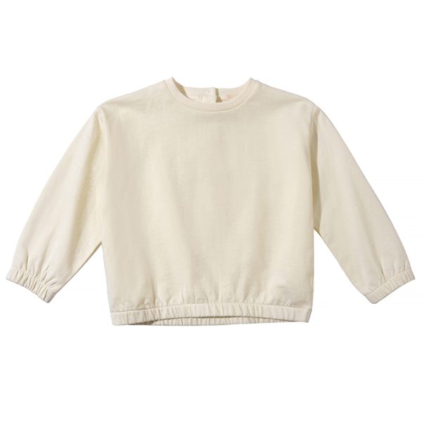 Baby Round Neck Solid Color Hoodie