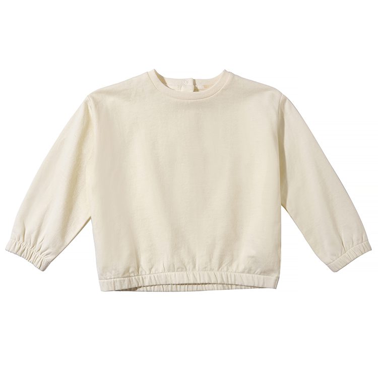 Baby Round Neck Solid Color Hoodie