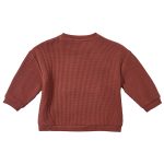 Children's Round Neck Solid Color Slanted Front Hoodie