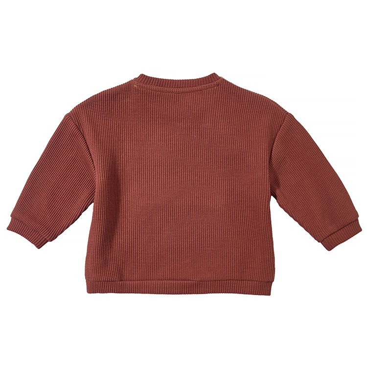 Children's Round Neck Solid Color Slanted Front Hoodie