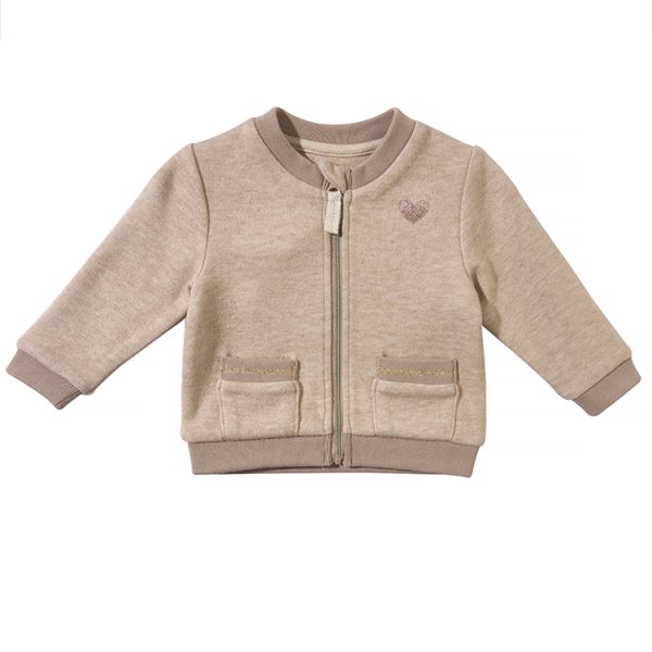 Solid Color Baseball Jersey Cardigan Baby Jacket